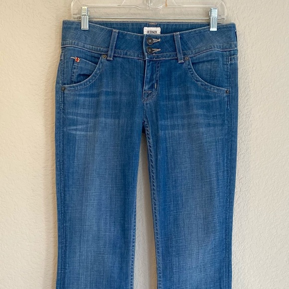 HUDSON Jeans Signature Bootcut Flap Pockets Jeans Size 26 Perfect Jeans Long - Picture 3 of 13